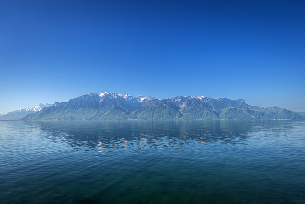 paysage lac léman